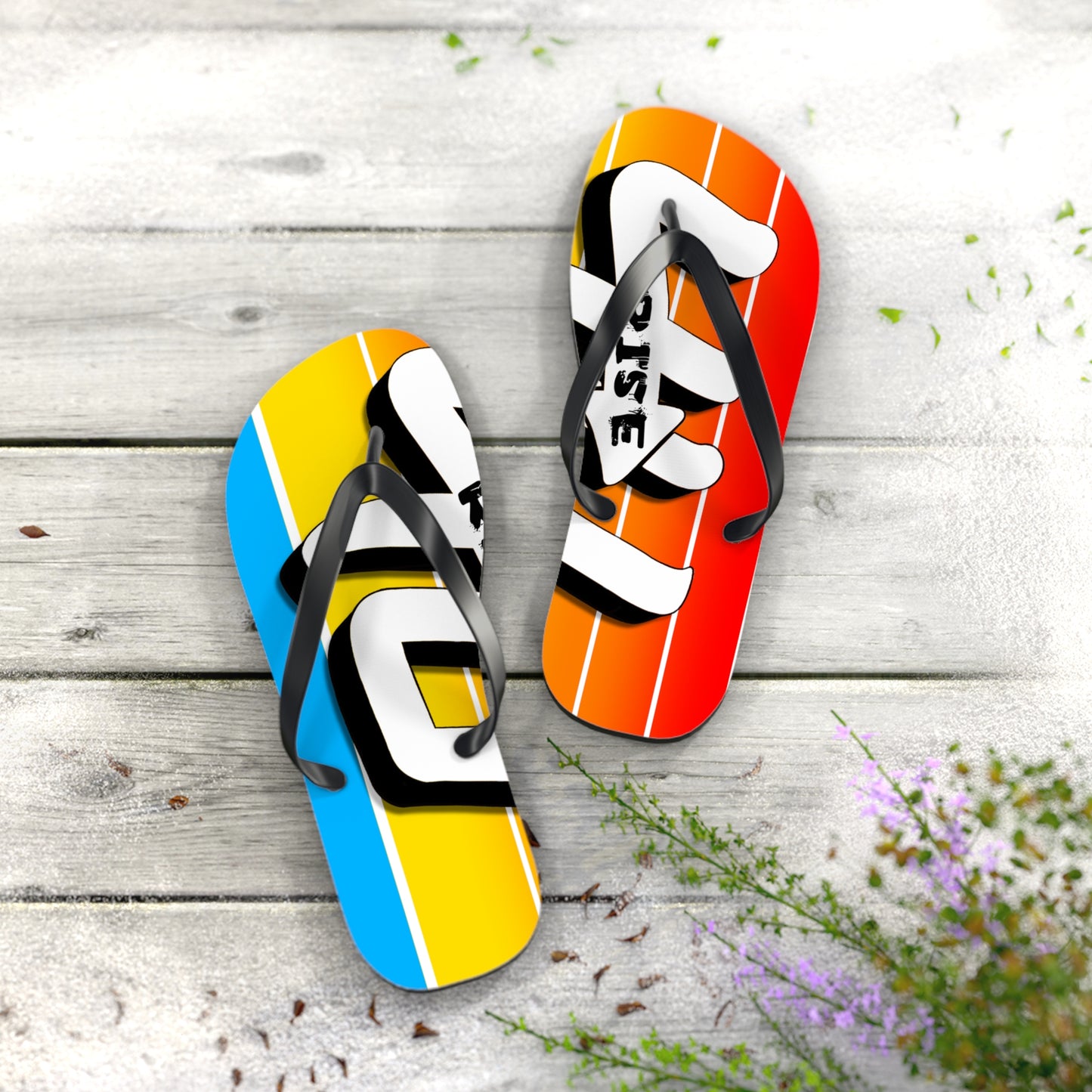 Suns out, guns down Flip Flops